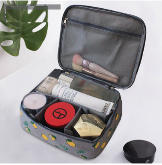 Hotly recommended cosmetics storage bag (Type B--new upgrade--grey lemon)