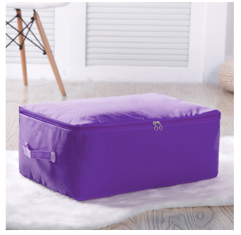 Hot recommendation Oxford cloth cotton quilt storage bag (purple) (extra large 60*50*28cm)