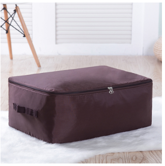 Hot recommendation Oxford cloth cotton quilt storage bag (brown) (extra large 60*50*28cm)