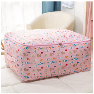 Hot recommendation Oxford cloth cotton quilt storage bag (pink rabbit) (extra large 60*50*28cm)