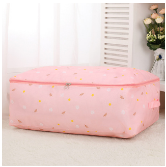 Hot recommendation Oxford cloth cotton quilt storage bag (yellow wheat flower) (extra large 60*50*28cm)