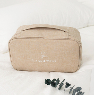 Popular travel storage bag (khaki color - large capacity, no odor)