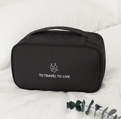 Popular travel storage bag (black - large capacity, no odor)