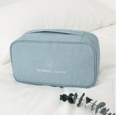 Popular travel storage bag (fog blue--large capacity, no odor)