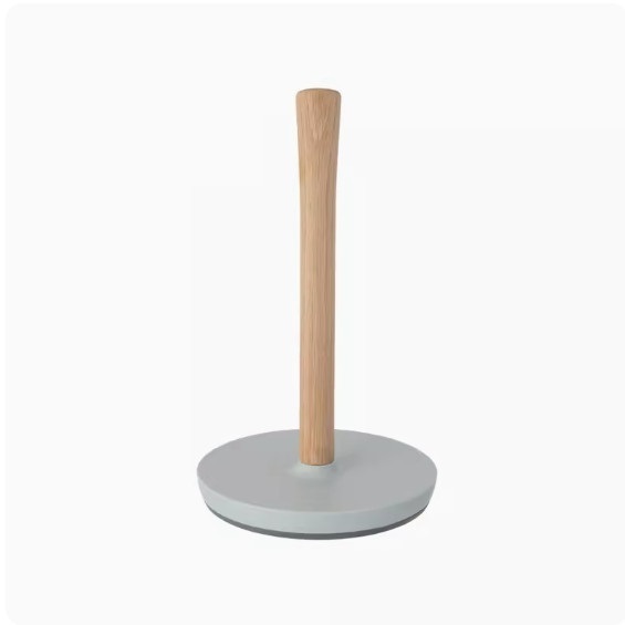 Popular kitchen paper towel holder without punching vertical storage rack (mint green)