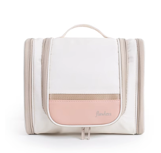 New makeup brush storage bag ([double opening large capacity] beige)