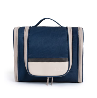 New makeup brush storage bag ([double-open large capacity] navy blue)
