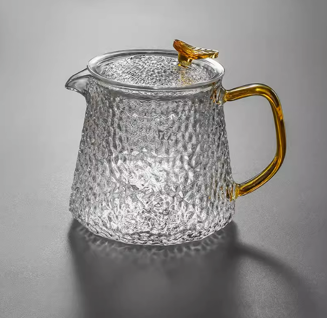 New style teapot ([600ML] Hammer pattern teapot)