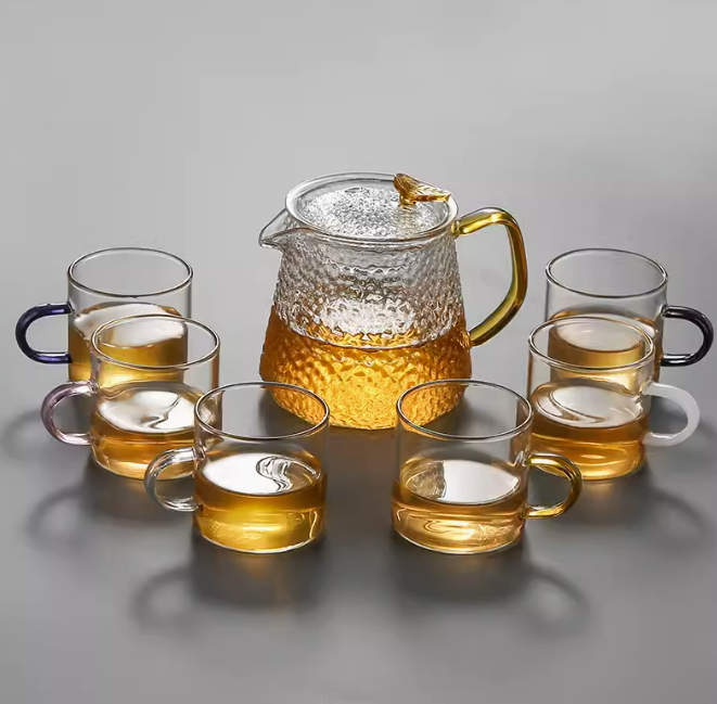 New [7-piece set] teapot (small teapot + 6 sharing cups)