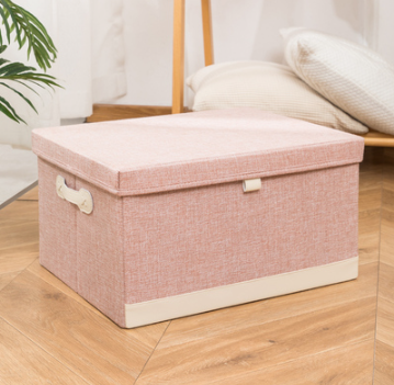 New storage box household clothing storage box (pink) (large size: 30L (40*30*25cm))