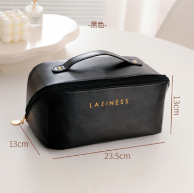 Hot Selling Travel Cosmetics Toiletries Storage Bag (Black-Yangjia Pillow Bag [Large Capacity Separated Storage])