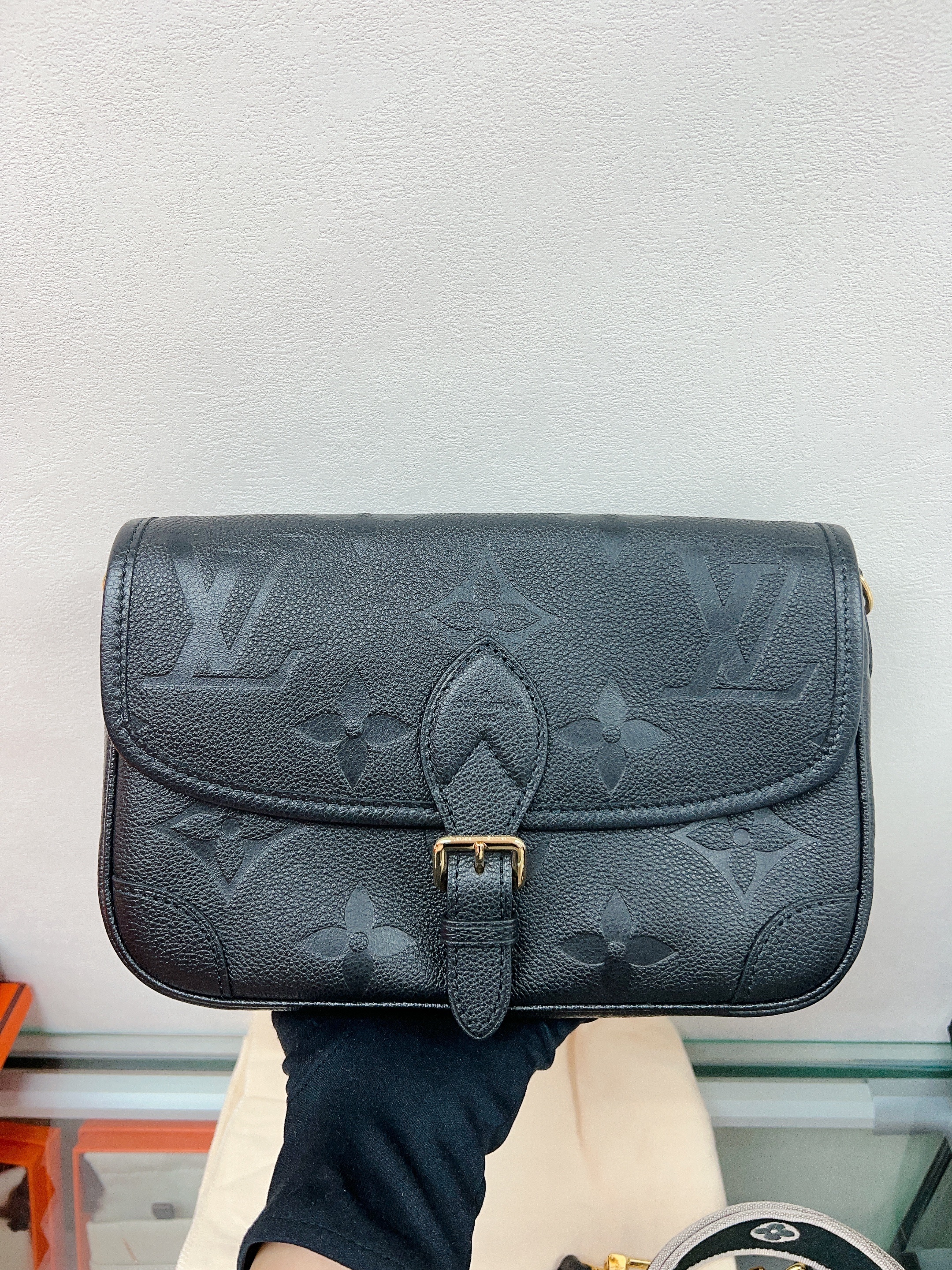 Lv diane bag (black empreinte monogram)