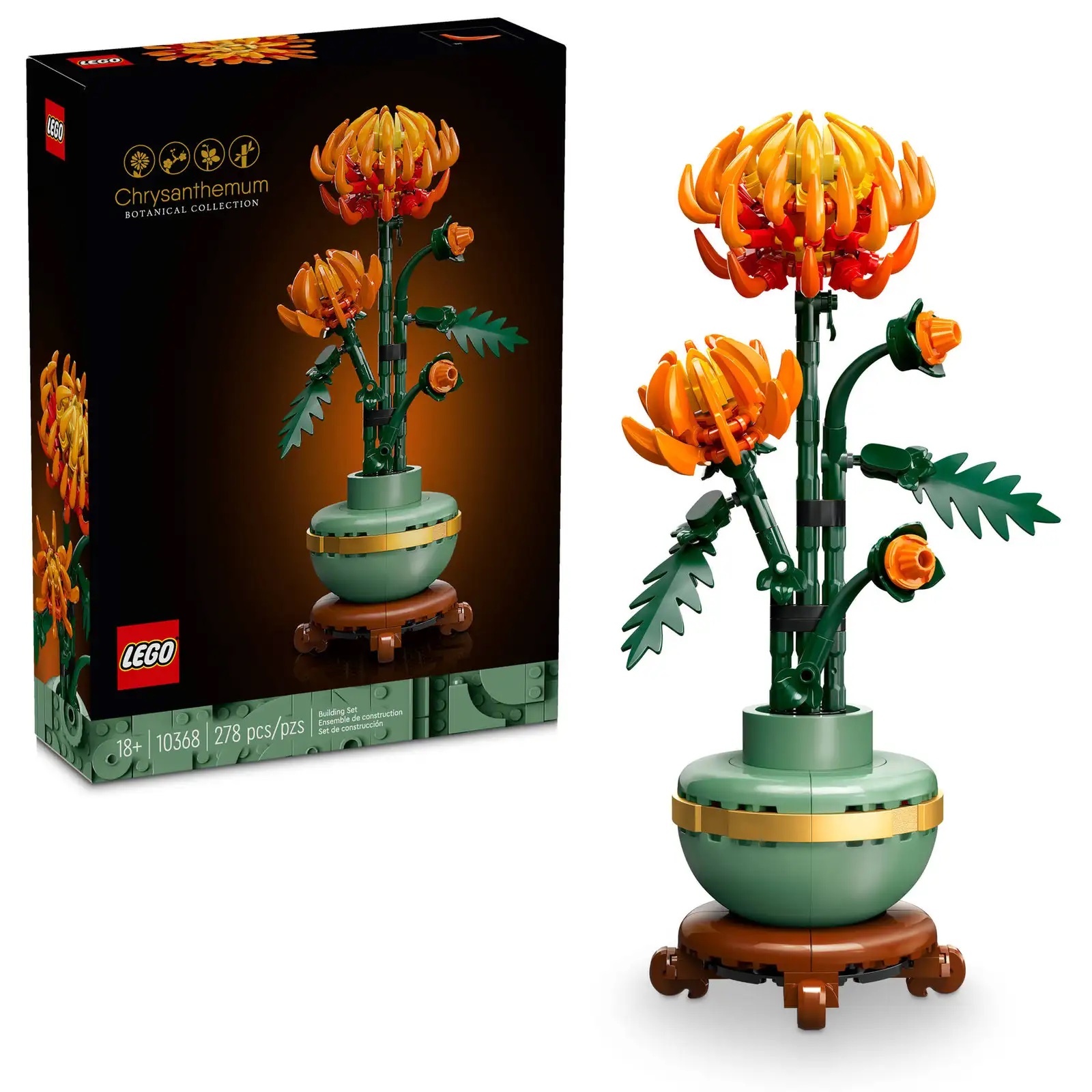[飛米樂高積木專賣店] LEGO 10368 icons- Botanicals-菊花
