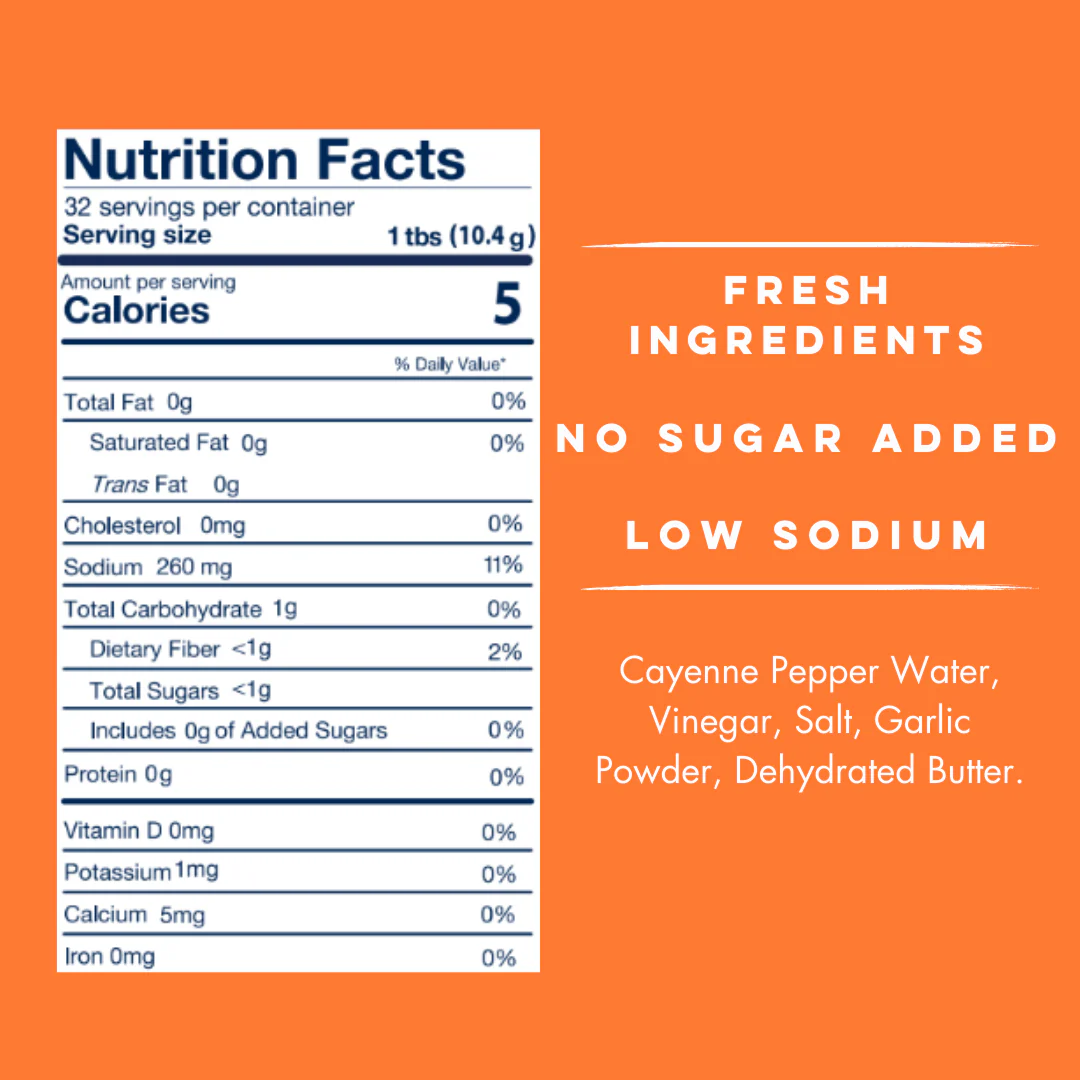 Yo mama's Food 無添加糖辣水牛城雞翼醬 330g