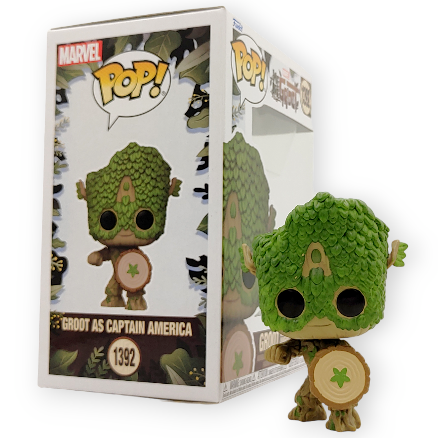 FUNKO POP<我是樹人>樹人寶寶_扮美國隊長-No.1392