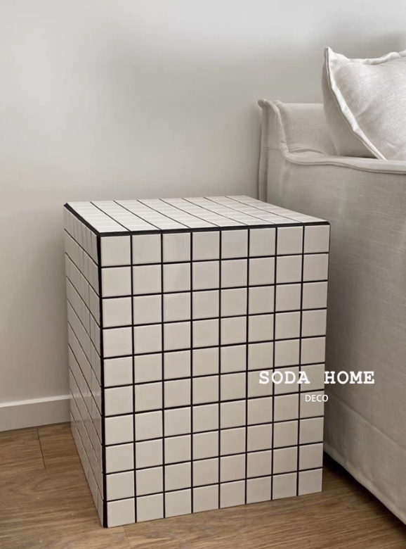 搜嗒家具 小推車收納邊几斗櫃