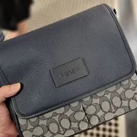 [S] COACH CE534 SPRINT MAP BG LTR SI,NAVY/MIDNIGHT, 195031755309 (SCO887)