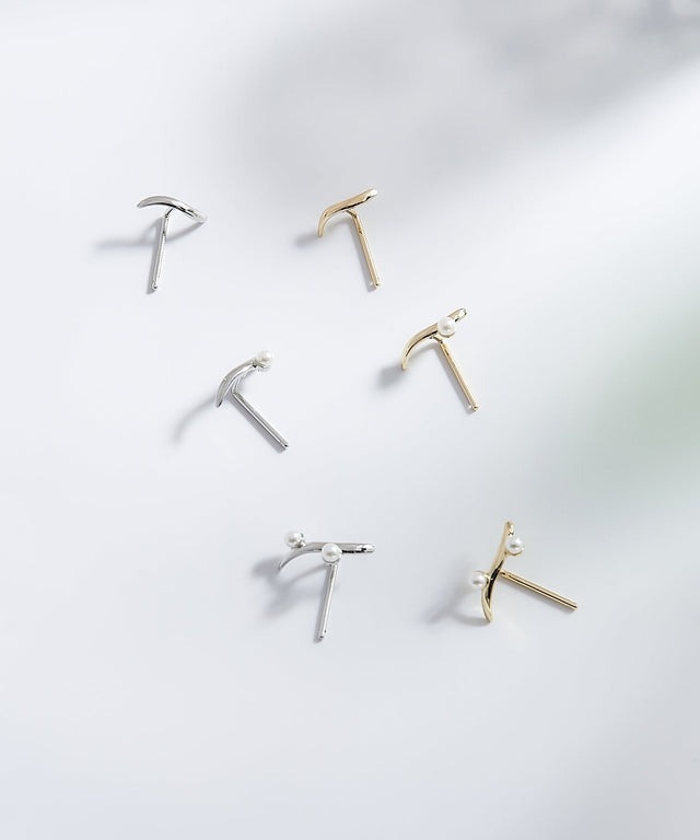 金屬珍珠迷你髮插SET