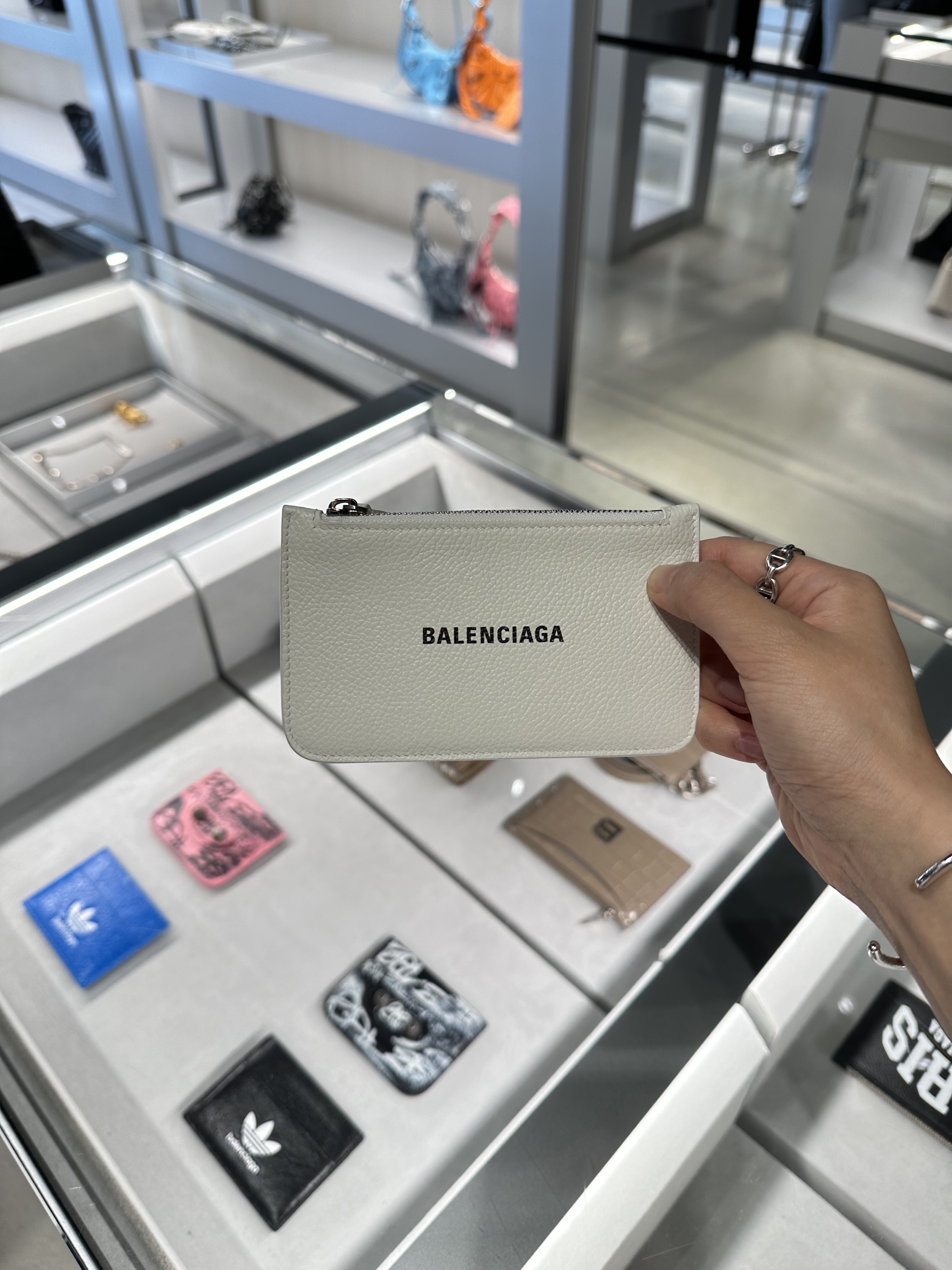 Outlet Balenciaga Zipped Card Holder