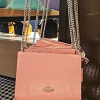 [S] COACH CR238 PBB SLM CB,SV/FLOWER PINK, 196395289950 (SCO891)