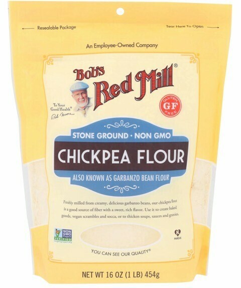 Bob red mill chickpea flour 454g (best before 2027/4/5)