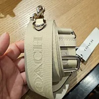 [S] COACH CR460 OUTLET WEBBING STRAP,SV/HA, 196395413898 (SCO908)