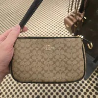 [S] COACH CS445 MICRO SIGNATURE NOLITA 19,IM/KHAKI/BLACK, 196395280476 (SCO912)