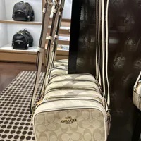 [S] COACH CQ874 SIGNATURE MINI JMIE CAMERA BAG,IM/LIGHT KHAKI/CHALK, 196395171934 (SCO915)