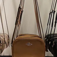 [S] COACH CR110 RFB JAMIE CAMERA BAG,SV/LIGHT SADDLE, 196395290505 (SCO920)