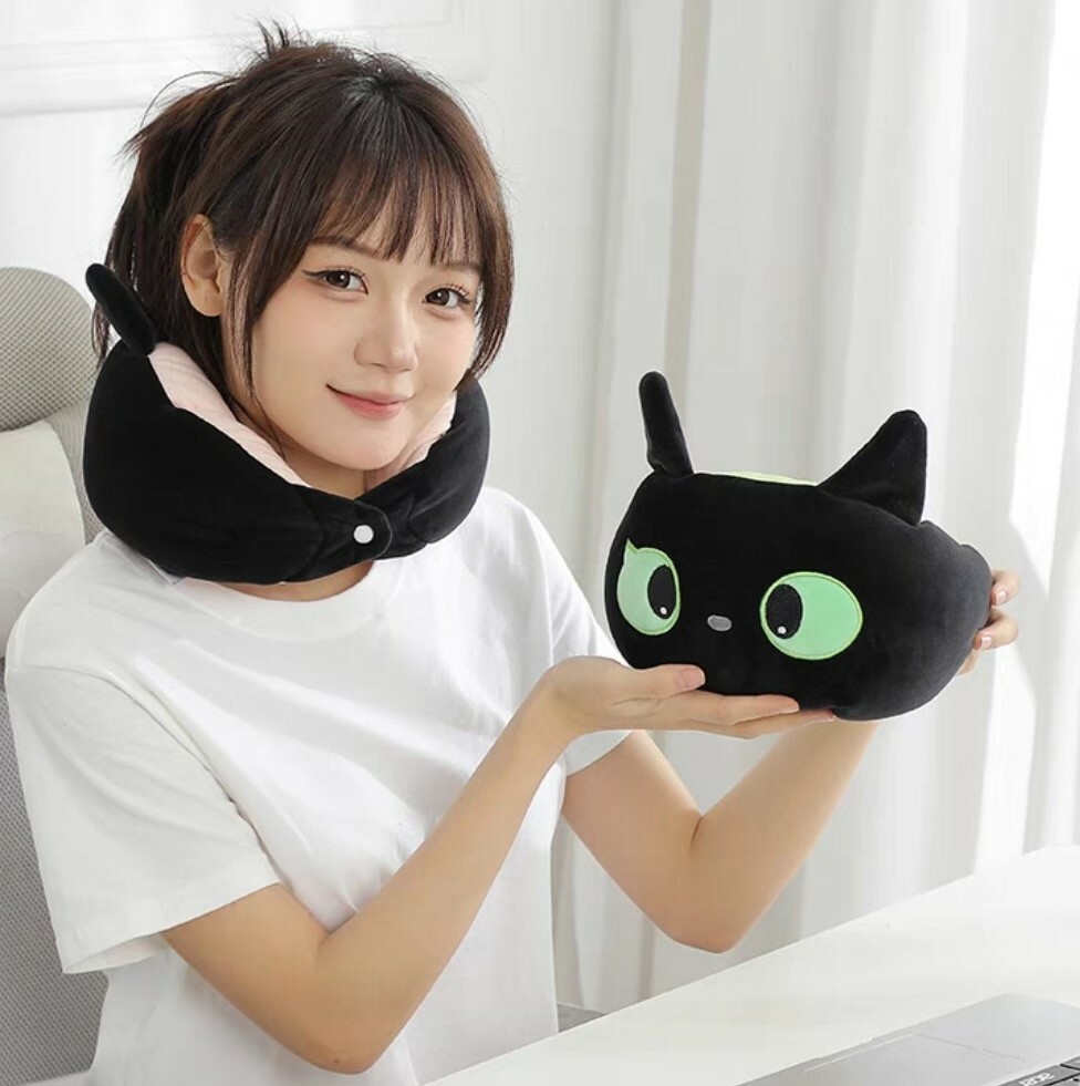 大眼貓護頸U型枕