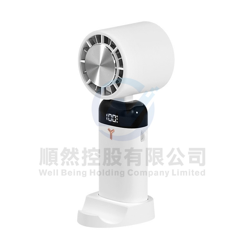 Cooling Ice Fan 極速冰磁手提冷風扇| 制冷冰板 冷敷降溫| 90度摺疊設計 可立可握可掛頸| 手機支架 煲劇必備