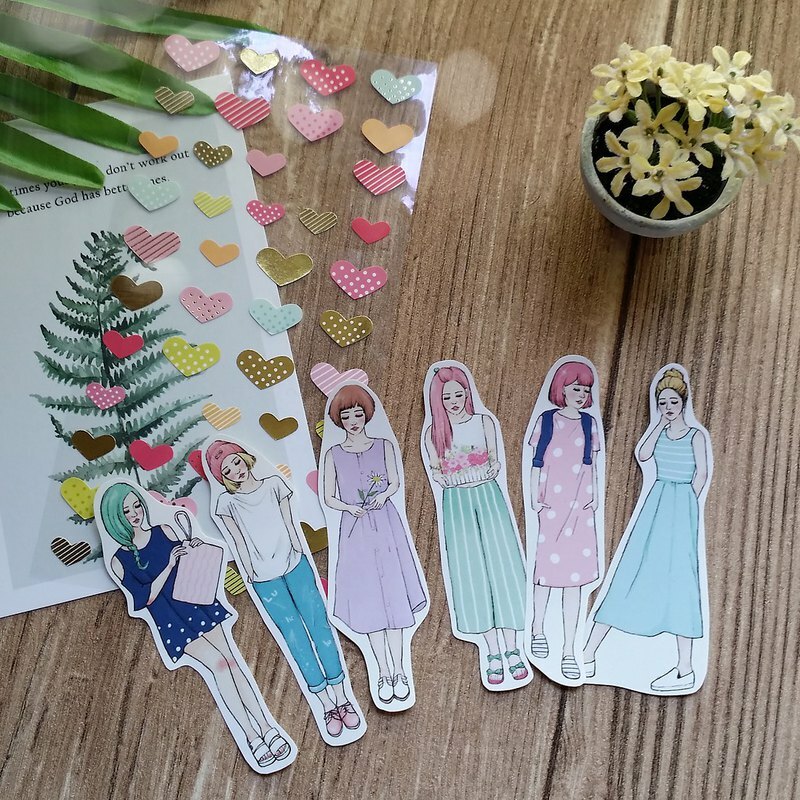 Starlululu - Happy Girl Stickers