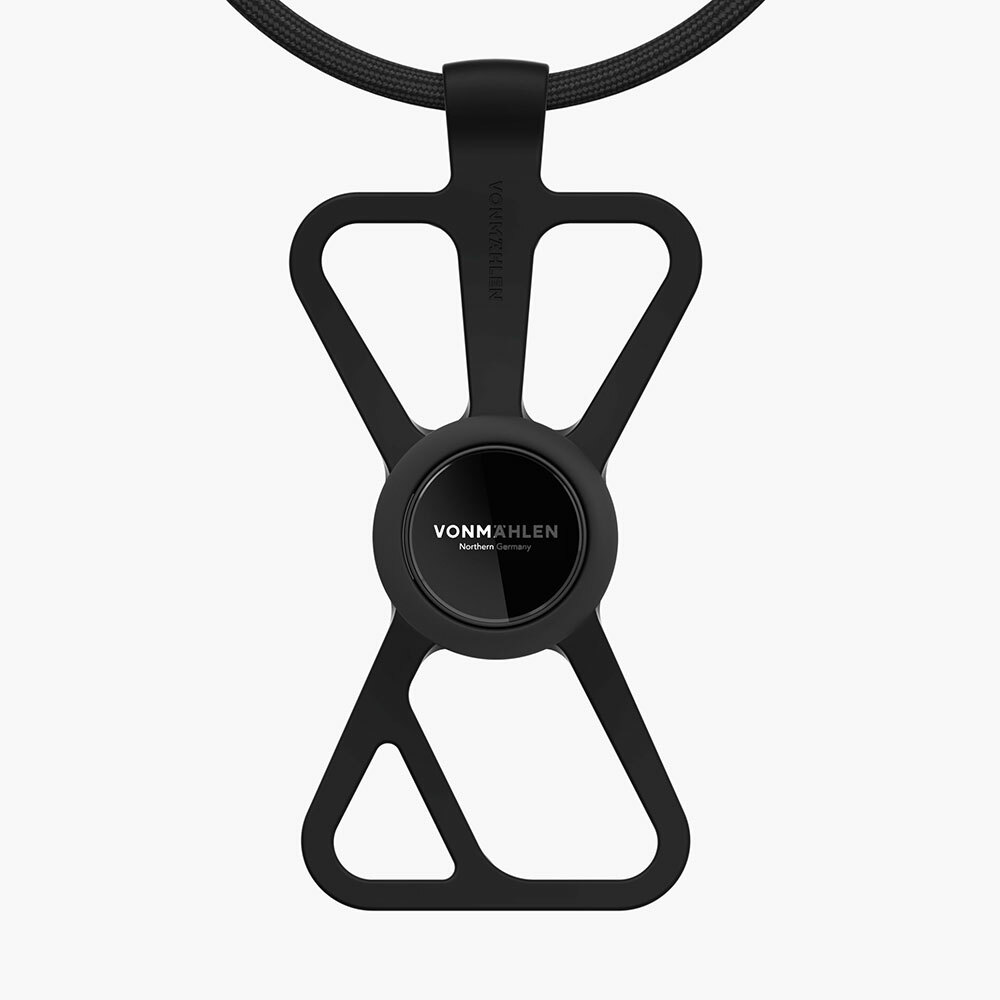 【福利品】德國VONMÄHLEN Infinity Plus 通用型手機掛繩＋多功能手指持架 (黑)