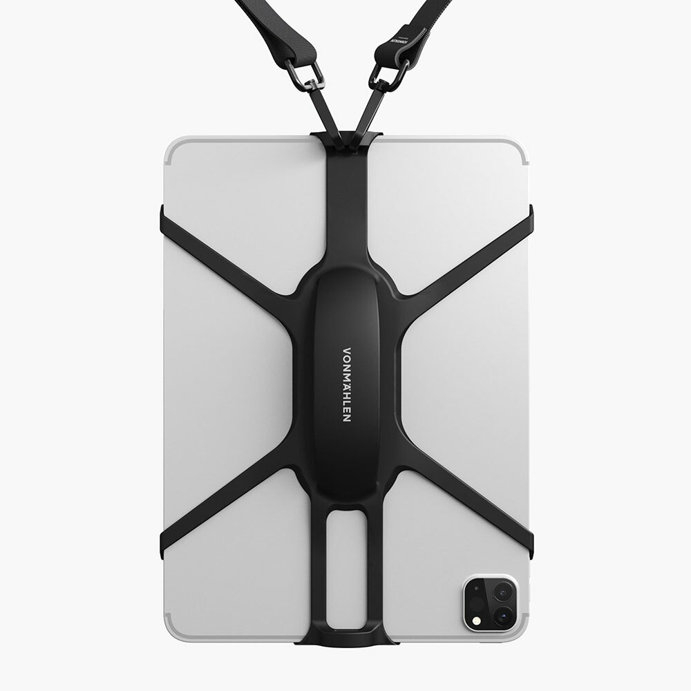 德國VONMÄHLEN Infinity Max 通用型平板掛繩＋手掌持架 (黑)