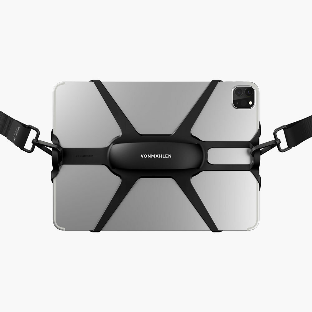 德國VONMÄHLEN Infinity Max 通用型平板掛繩＋手掌持架 (黑)