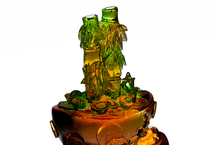 鹿港窯禮品館│居家開運琉璃珍藏-財運節節高│生日禮物、居家開運、開市開業、升遷榮調...禮品