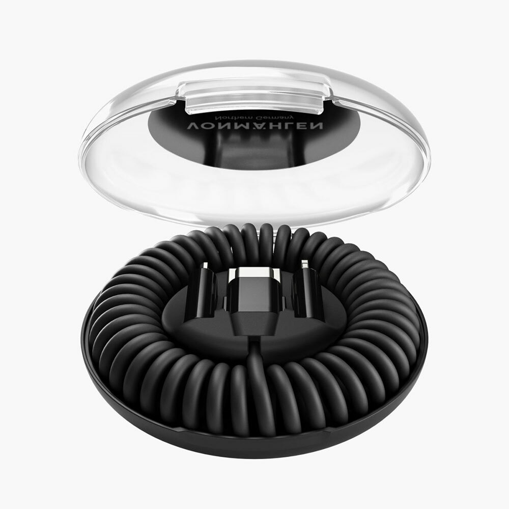 德國 VONMÄHLEN Allroundo eco 甜甜圈多合一充電傳輸線 (黑)