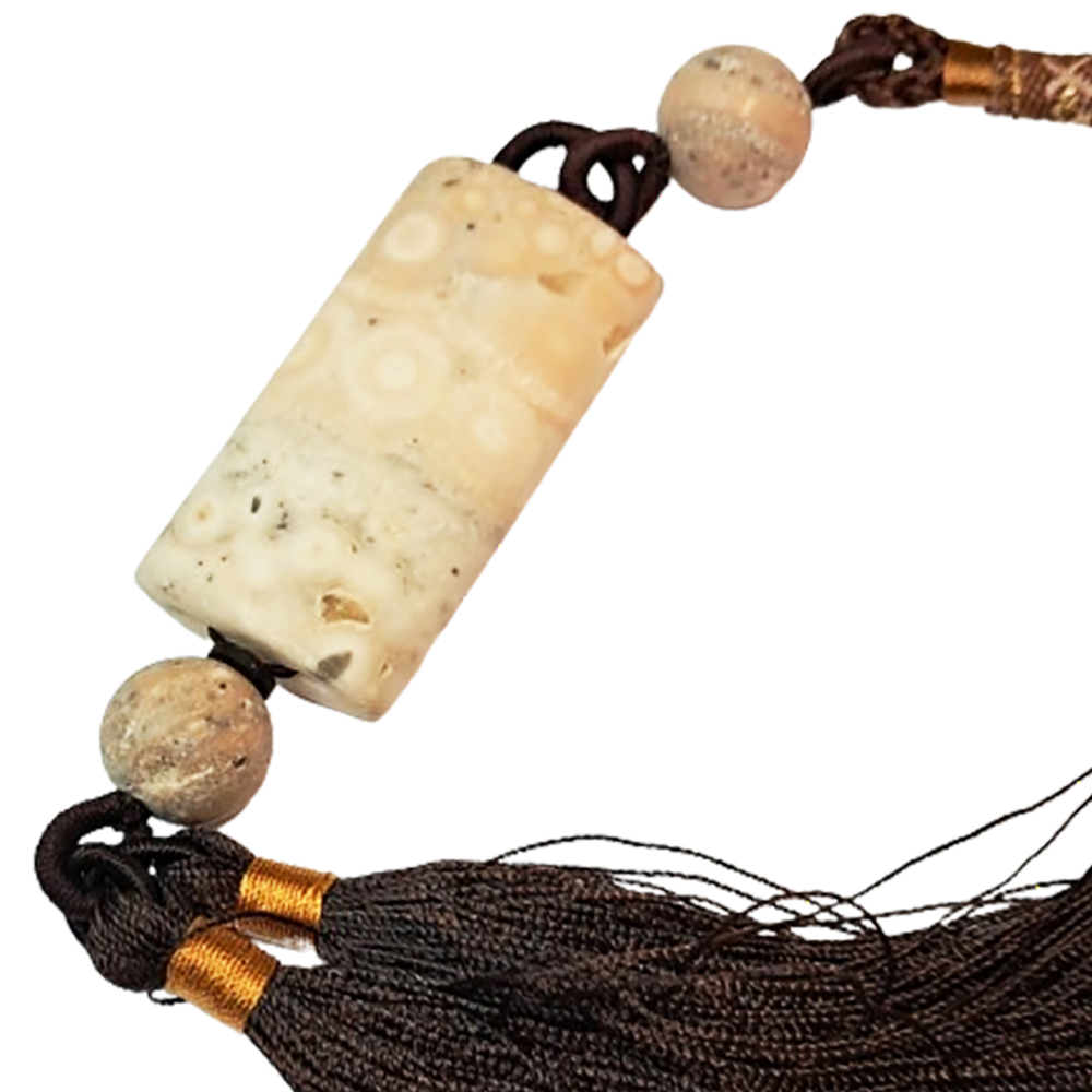 龍宮舍利原礦(珊瑚色)吊飾A7【十方】139830