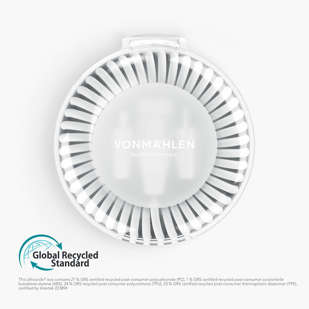 德國 VONMÄHLEN Allroundo eco 甜甜圈多合一充電傳輸線 (白)