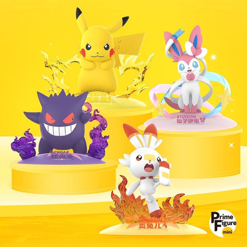 現貨 玩樂主義 Funism Pokemon 精靈寶可夢 寶可夢小尺寸手辦 比卡超 耿鬼 仙子伊貝 炎兔兒