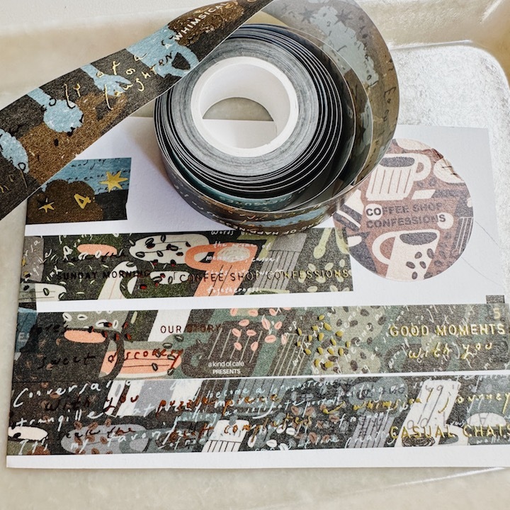 一杯咖啡的對話 燙金和紙膠帶｜什物 A KIND OF CAFE