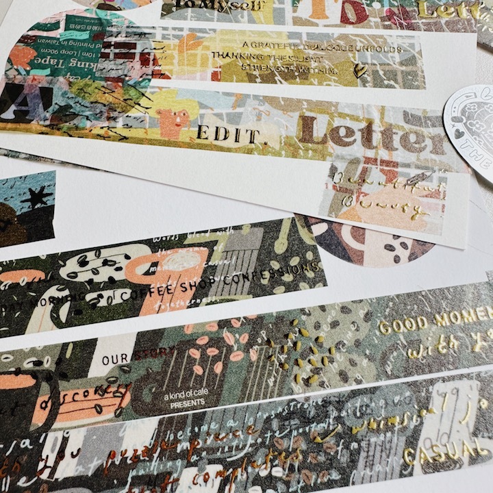 一杯咖啡的對話 燙金和紙膠帶｜什物 A KIND OF CAFE