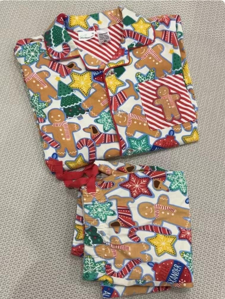 廠單 聖誕薑餅人親子長袖居家服