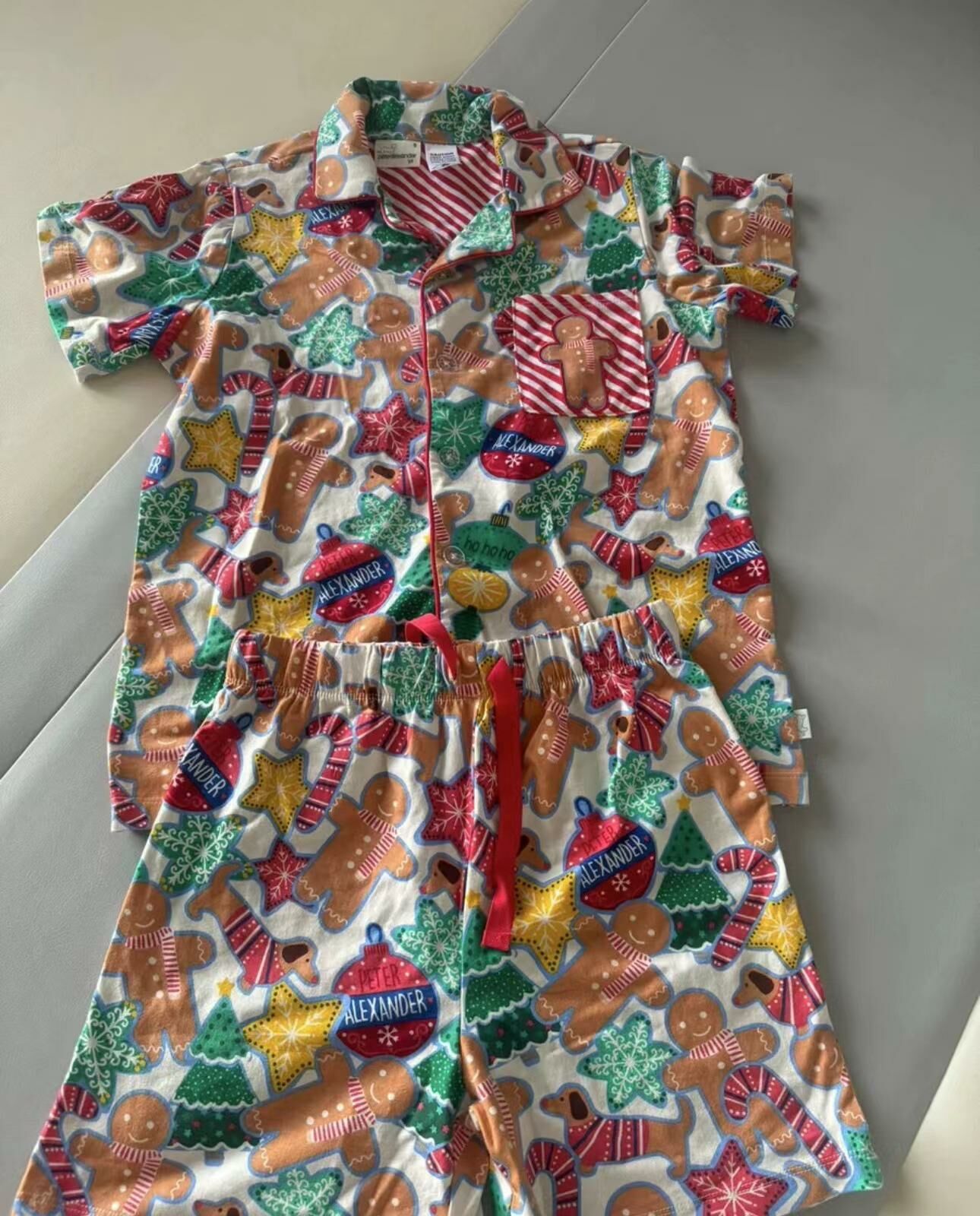 廠單 聖誕薑餅人親子長袖居家服