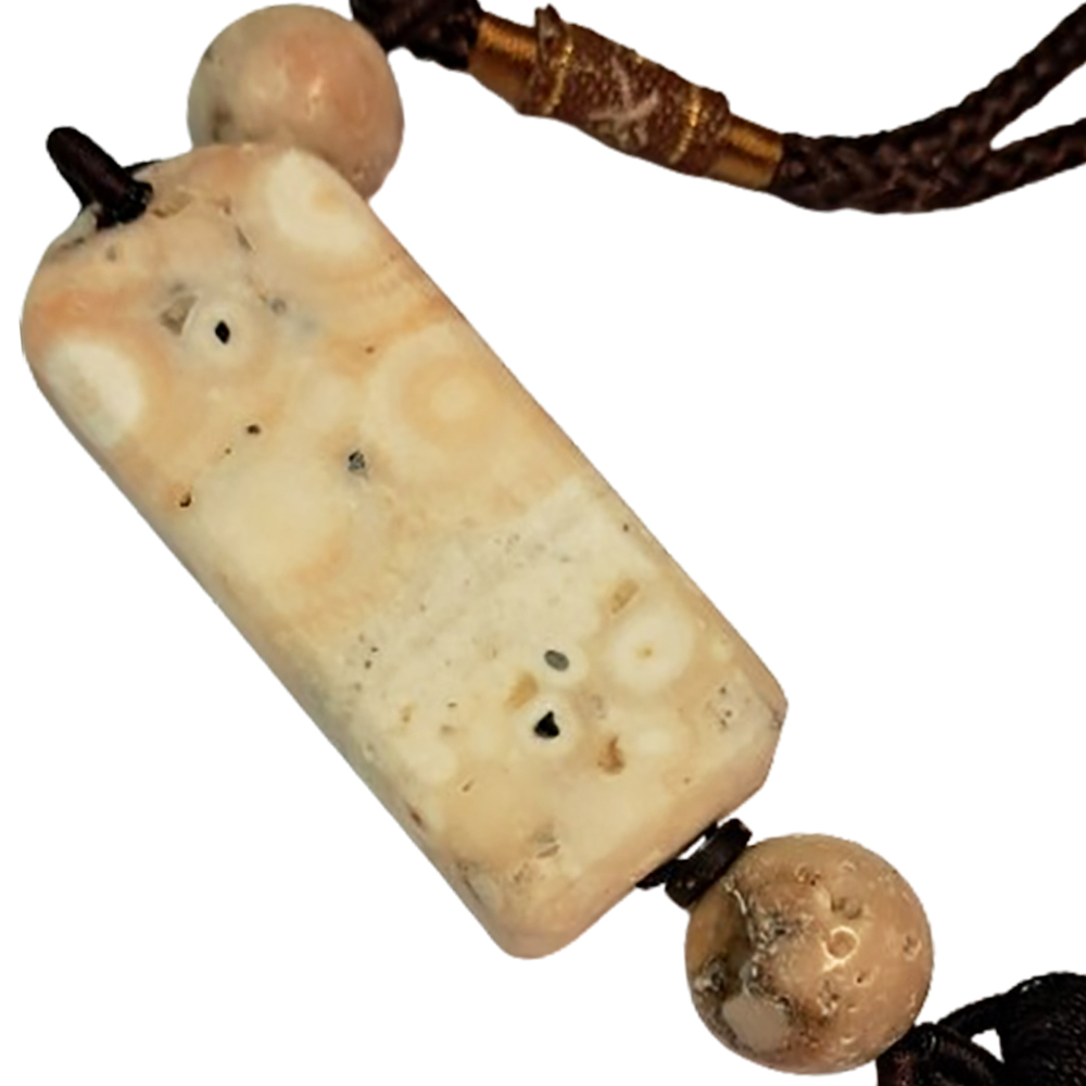 龍宮舍利原礦(珊瑚色)吊飾A7【十方】139834