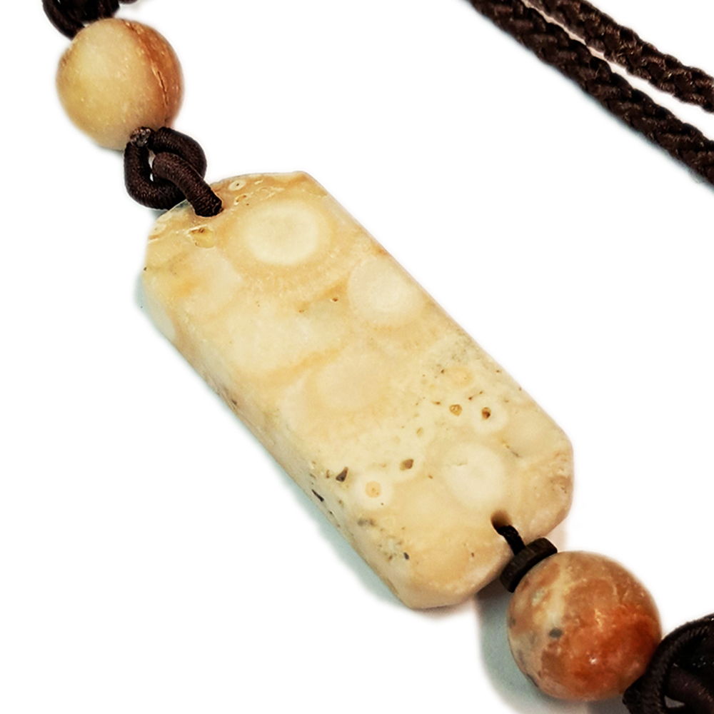 龍宮舍利原礦(珊瑚色)吊飾A7【十方】139836