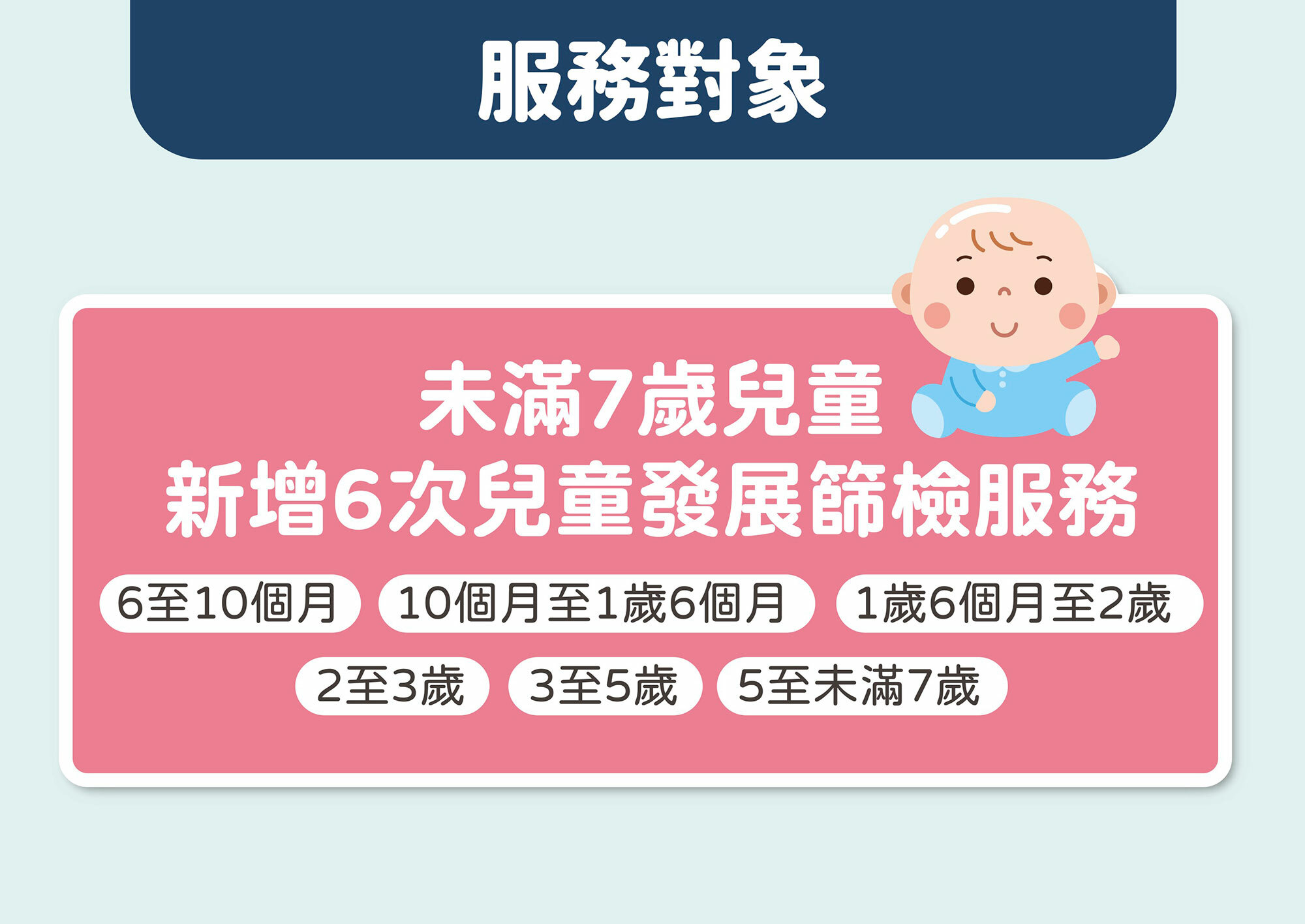 這是一張早療服務對象的圖片