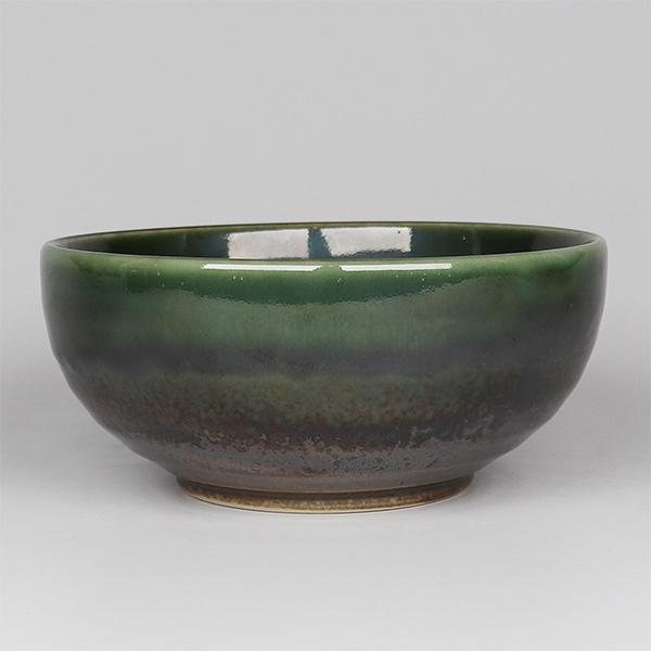 【萬古燒】綠釉南蠻 陶碗