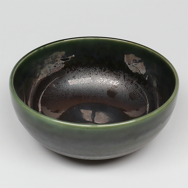 【萬古燒】綠釉南蠻 陶碗