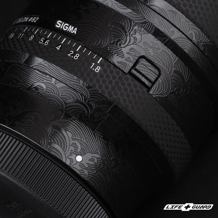 LIFE+GUARD 鏡頭貼膜安裝示意，適用 SIGMA 28-45mm F1.8 DG DN Art